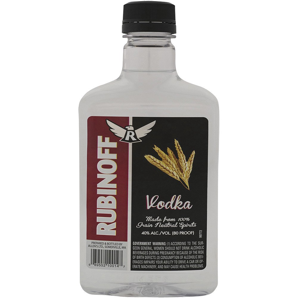 slide 1 of 1, Rubinoff Vodka, 375 ml