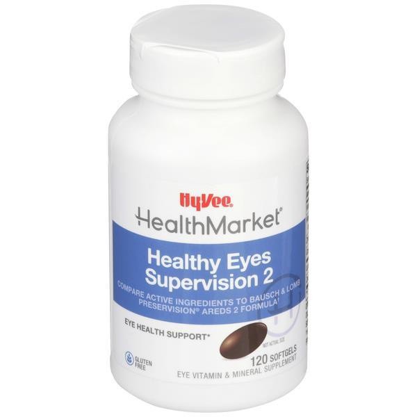 slide 1 of 1, Hy-Vee Healthmarket Healthy Eyes Supervision 2, 120 ct