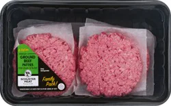 Schuster Meat Fresh Ground Family Pack Beef Patties - 1 ea