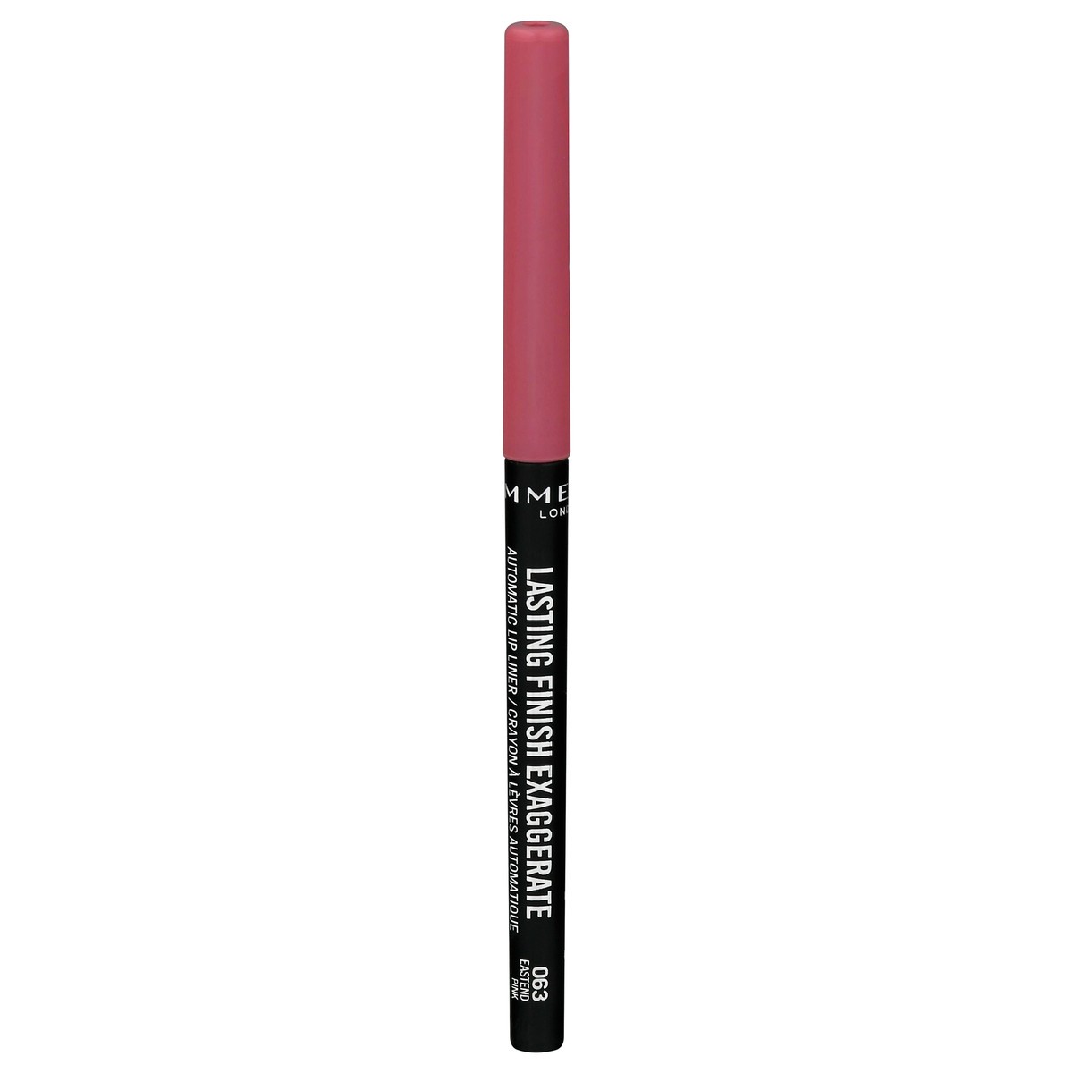 slide 7 of 12, Rimmel London Eastend Pink 063 Lasting Finish Exaggerate Automatic Lip Liner 0.012 oz, 1 ct
