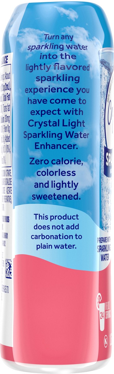 slide 6 of 9, Crystal Light Grapefruit Naturally Flavored Sparkling Water Enhancer Drink Mix, 1.62 fl oz Bottle, 1.62 fl oz