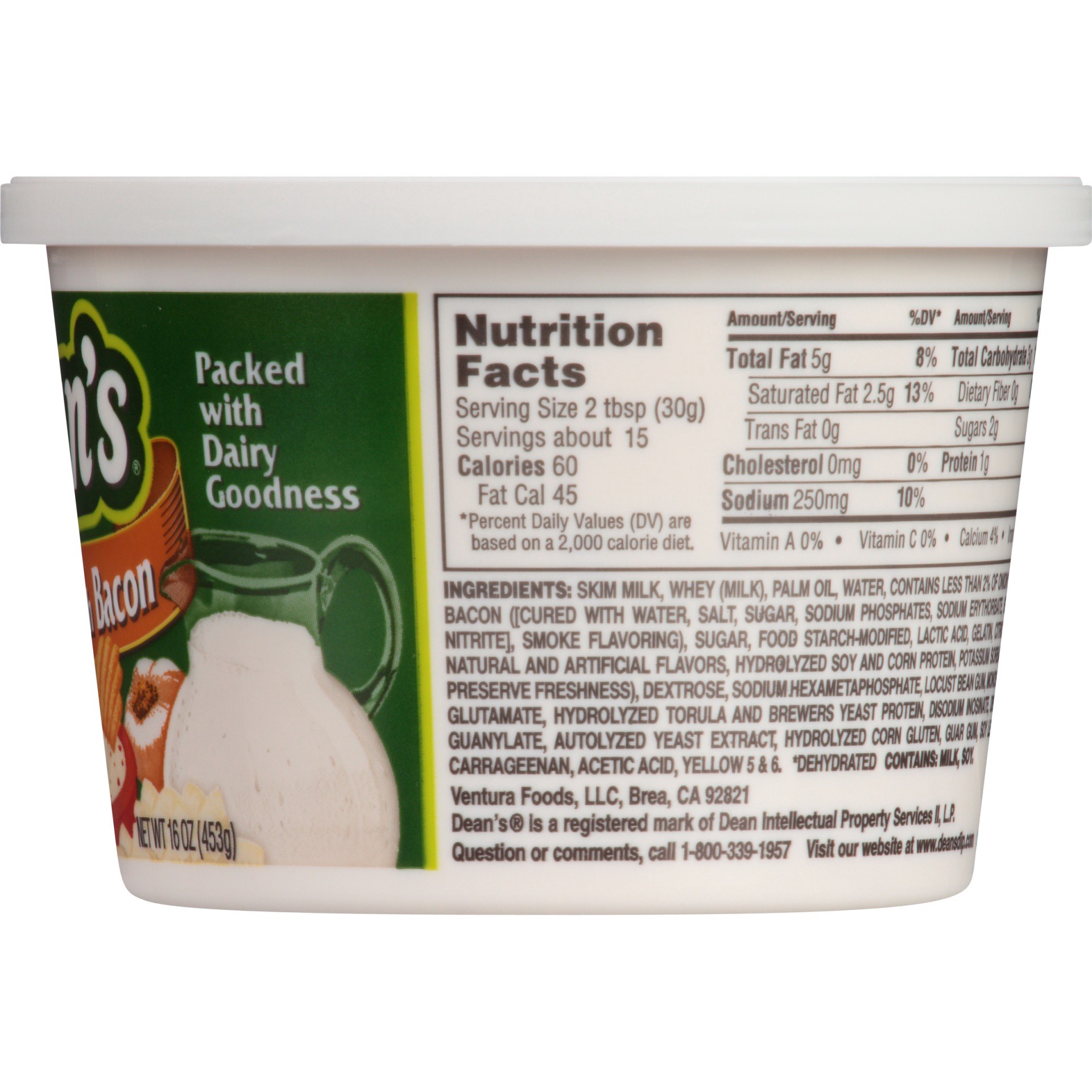 slide 5 of 6, Dean's French Onion Bacon Dip, 16 oz