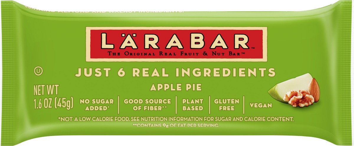 slide 6 of 9, LÄRABAR Fruit & Nut Food Bar Apple Pie Bar, 1.6 oz, 1.6 oz