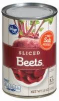 Kroger No Salt Added Sliced Beets