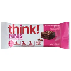 think! Chocolate Almond Brownie Protein Snack Bar Minis 0.92 oz