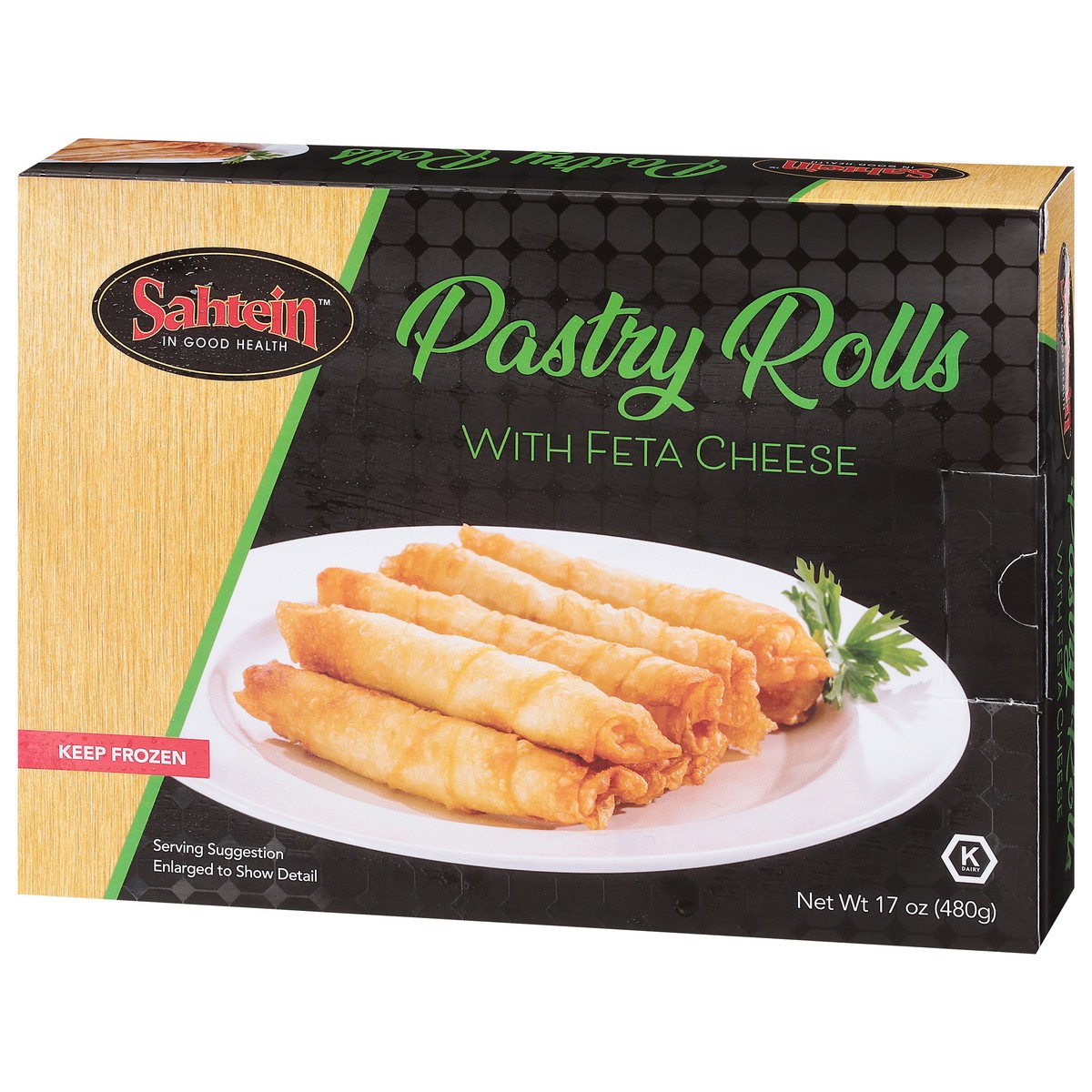 slide 3 of 14, Sahtein Pastry Rolls with Feta Cheese 17 oz, 17 oz