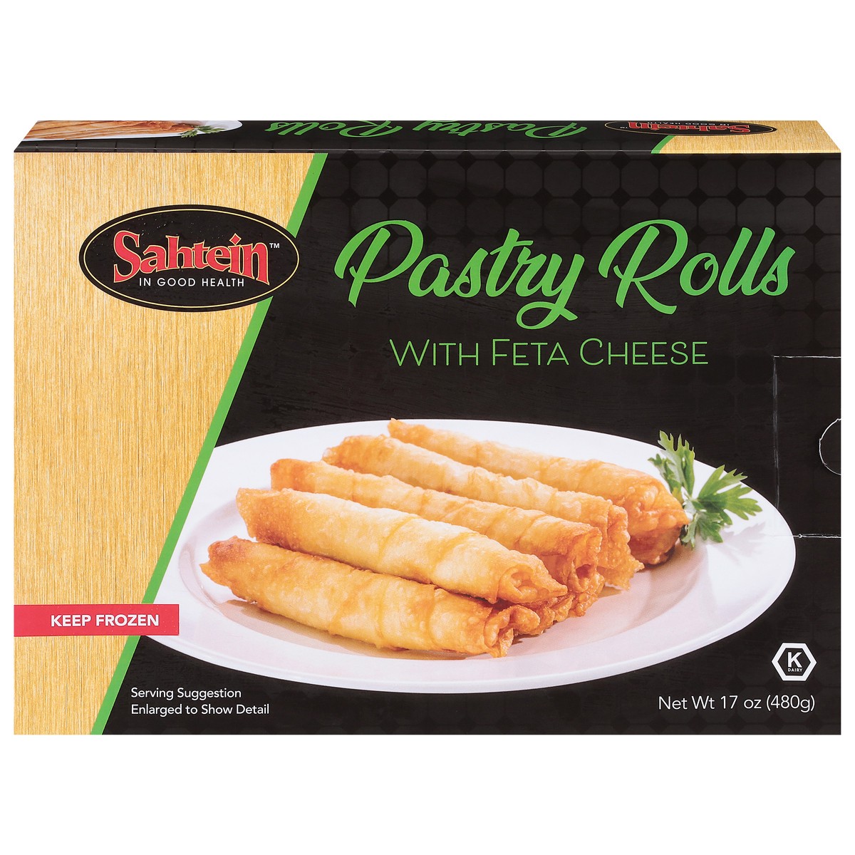 slide 10 of 14, Sahtein Pastry Rolls with Feta Cheese 17 oz, 17 oz