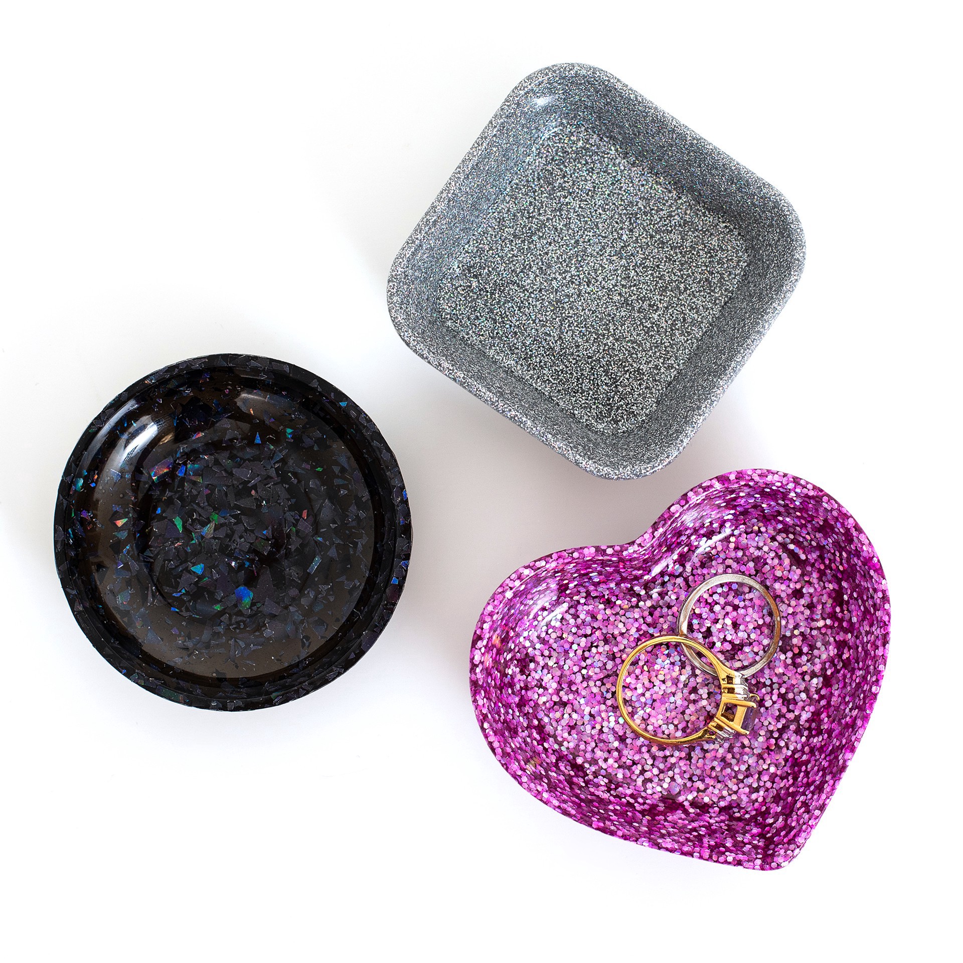 slide 3 of 4, Color Pour Resin Catch-All Dish Molds, 75 in x 3 in x 3 in