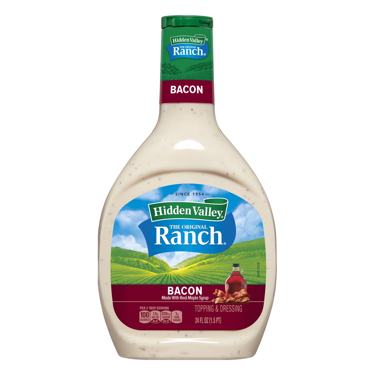 slide 3 of 7, Hidden Valley The Original Ranch Bacon Topping & Dressing 24 oz, 24 fl oz