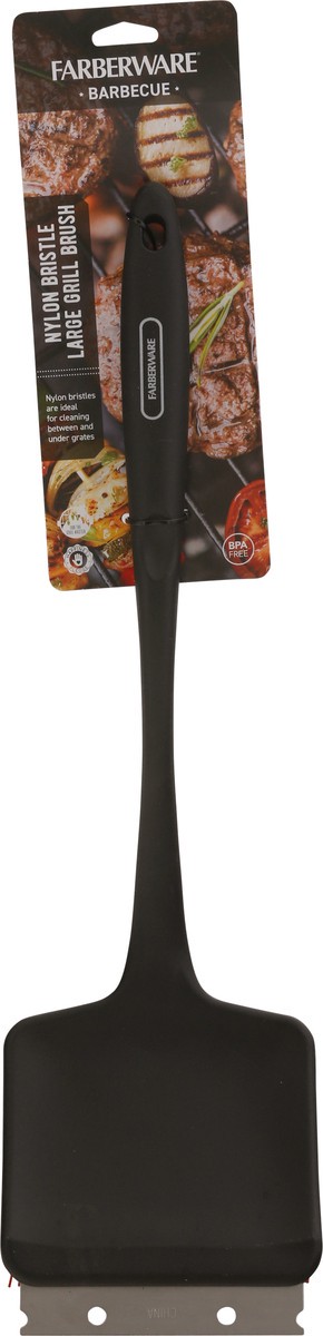 slide 8 of 9, Farberware BBQ Wide Headed Grill Brush Nylon Bristles, 1 ct