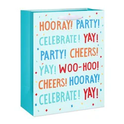 American Greetings YAY Horray Large Light Blue Gift Bag