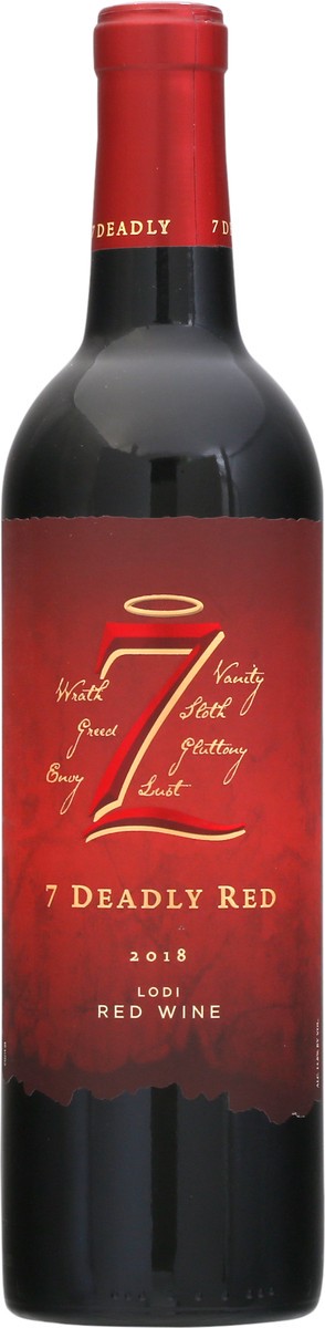 slide 1 of 2, 7 Deadly Zins 7 Deadly Red, 750 ml