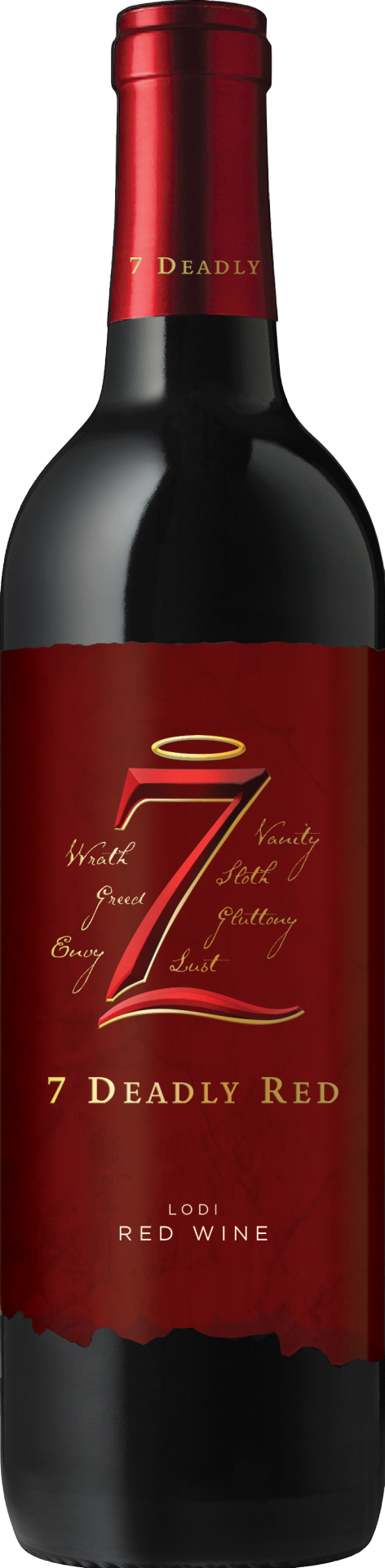 slide 1 of 5, 7 Deadly Red Blend Red Wine, 750 ml