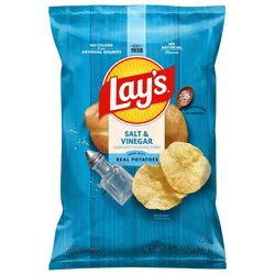 Lay's Potato Chips Salt & Vinegar Flavored 7 3/4 Oz