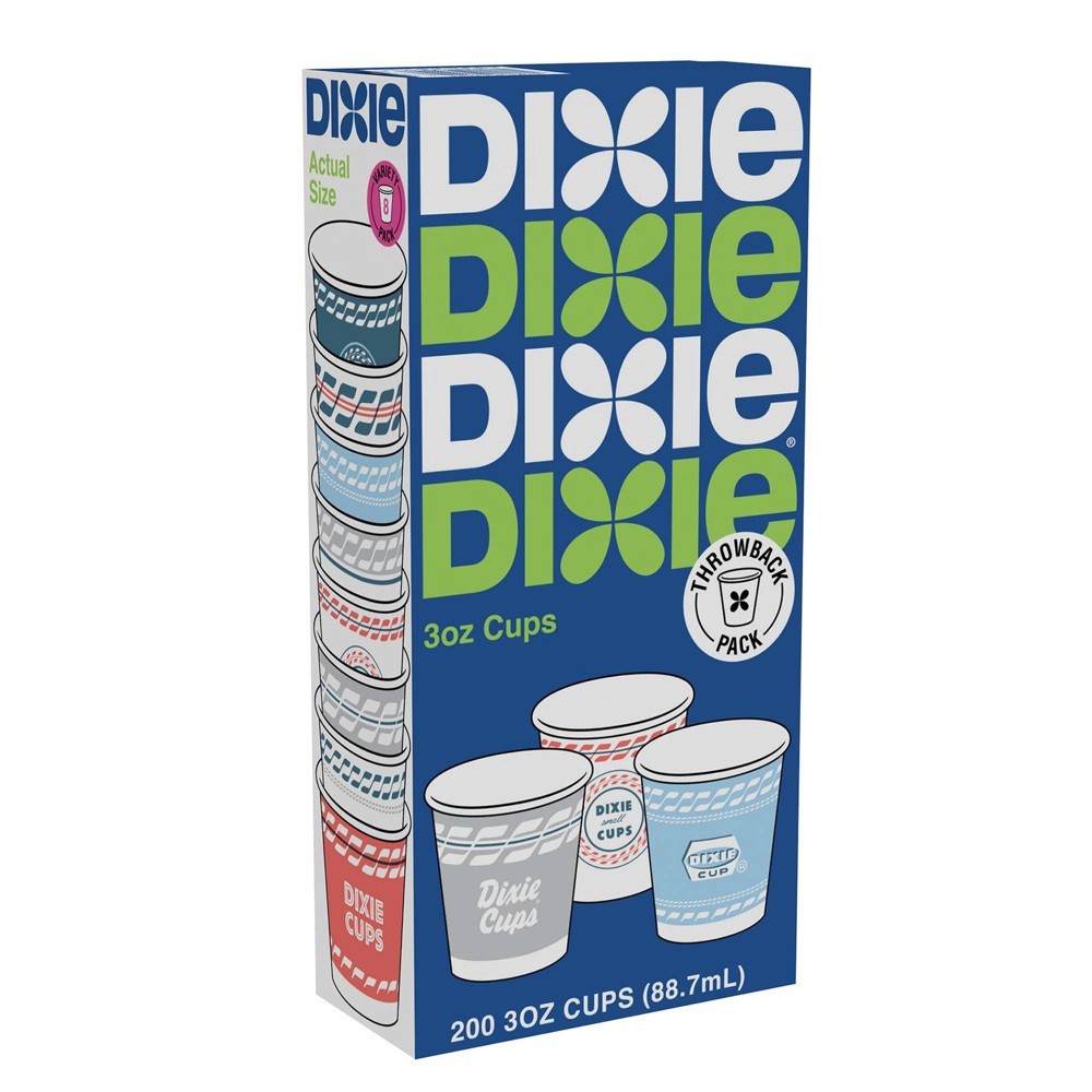 slide 3 of 13, Dixie Everyday Fun Disposable Bath Cups - 200ct/3oz, 200 ct