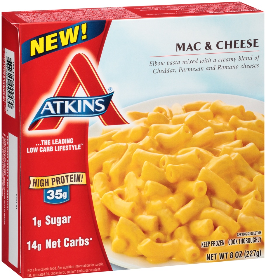 slide 1 of 1, Atkins Mac & Cheese 8 oz, 8 oz