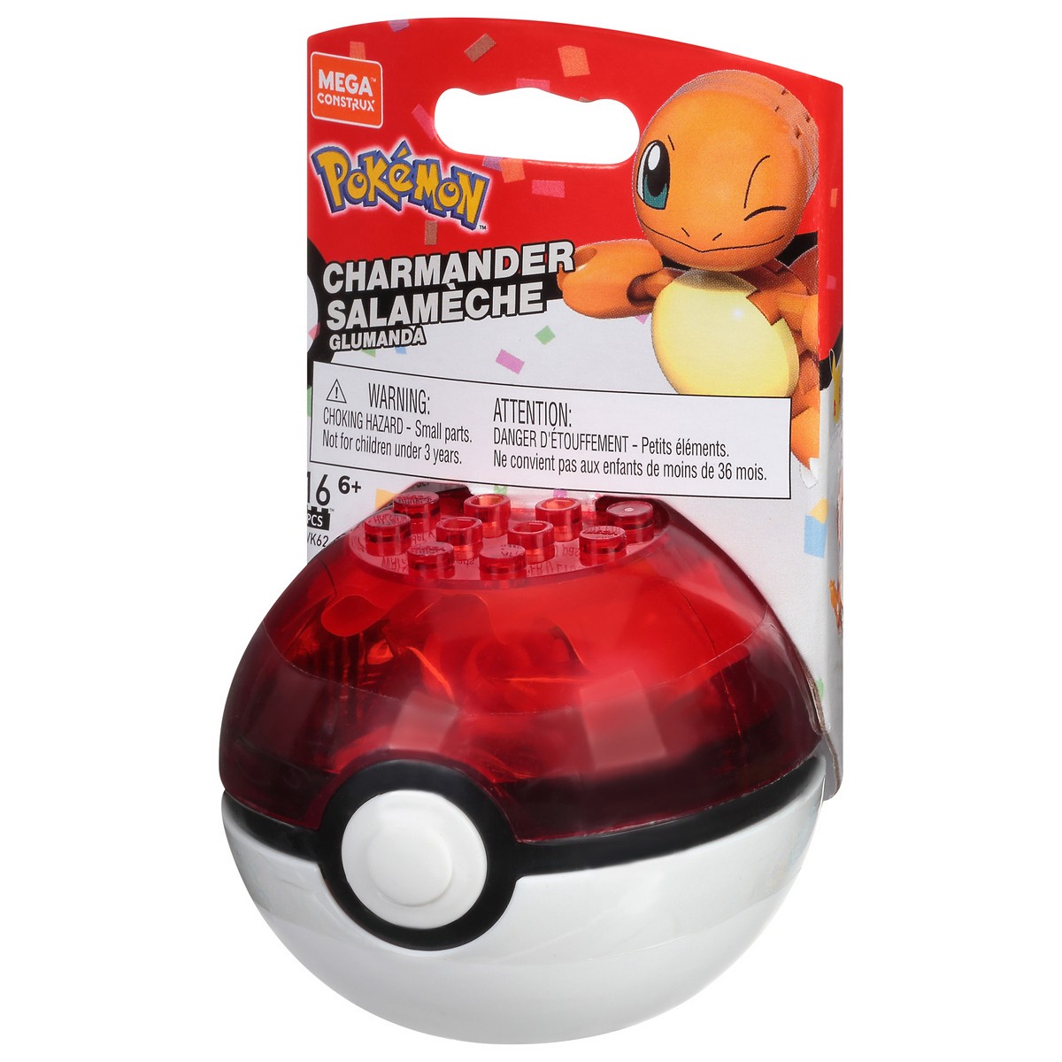 slide 3 of 9, Mega Construx Mega Pokeball Charmander, 1 ct