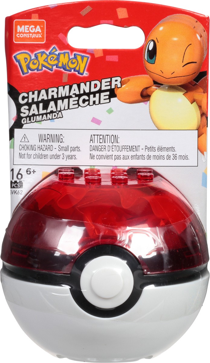 slide 6 of 9, Mega Construx Mega Pokeball Charmander, 1 ct