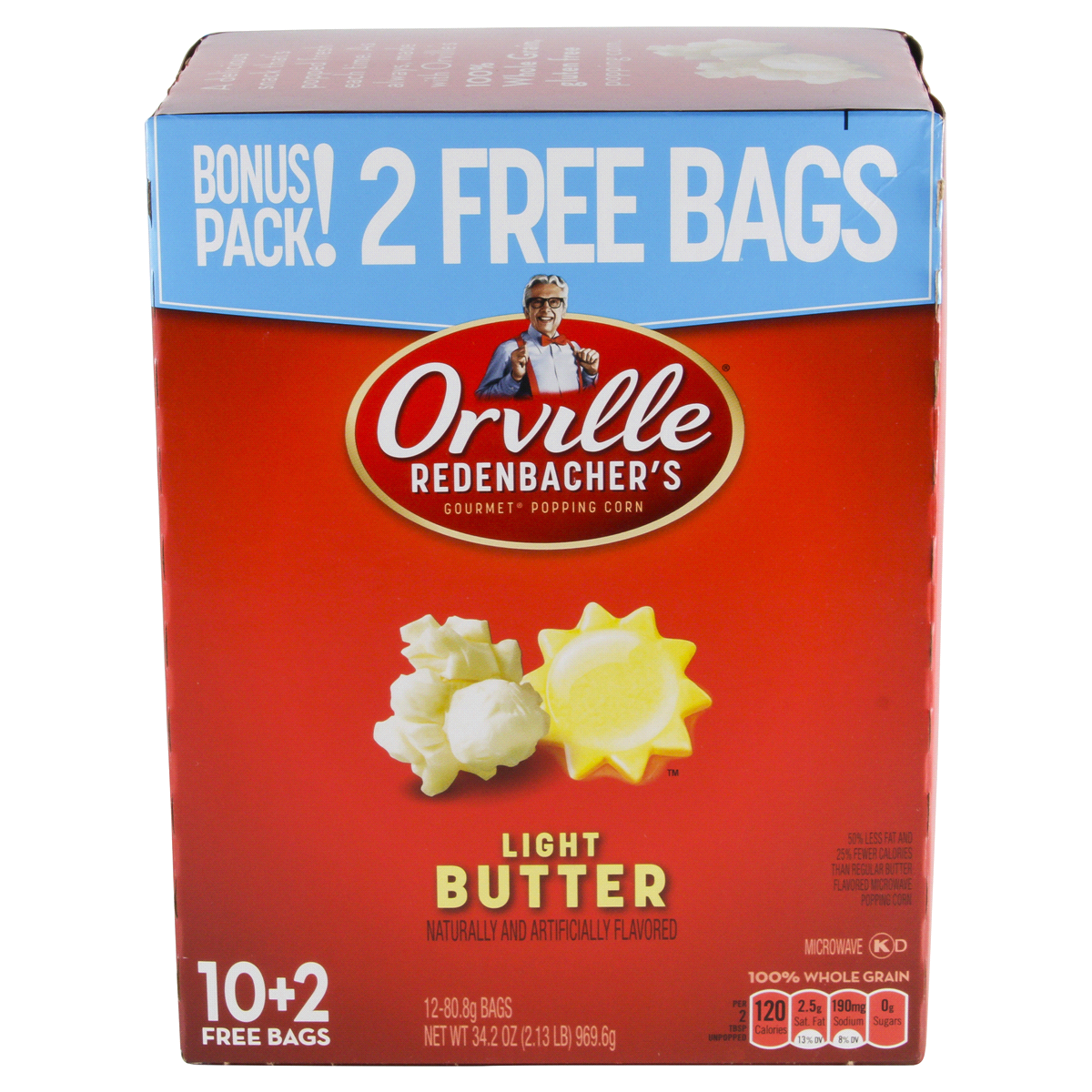 slide 4 of 6, Orville Redenbachers Value Size Classic Bag Butter Microwave Popcorn, 12 ct