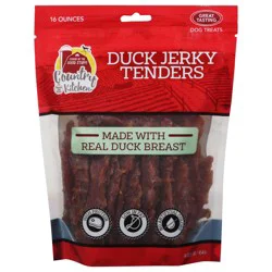 Country Kitchen Duck Jerky Tenders Dog Treats 16 oz