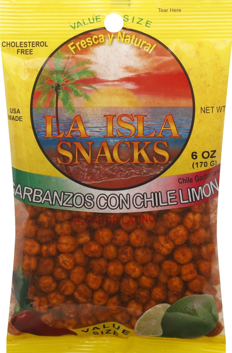 slide 2 of 13, Island Snacks Value Size Garbanzos Con Chile Limon 6 oz, 6 oz
