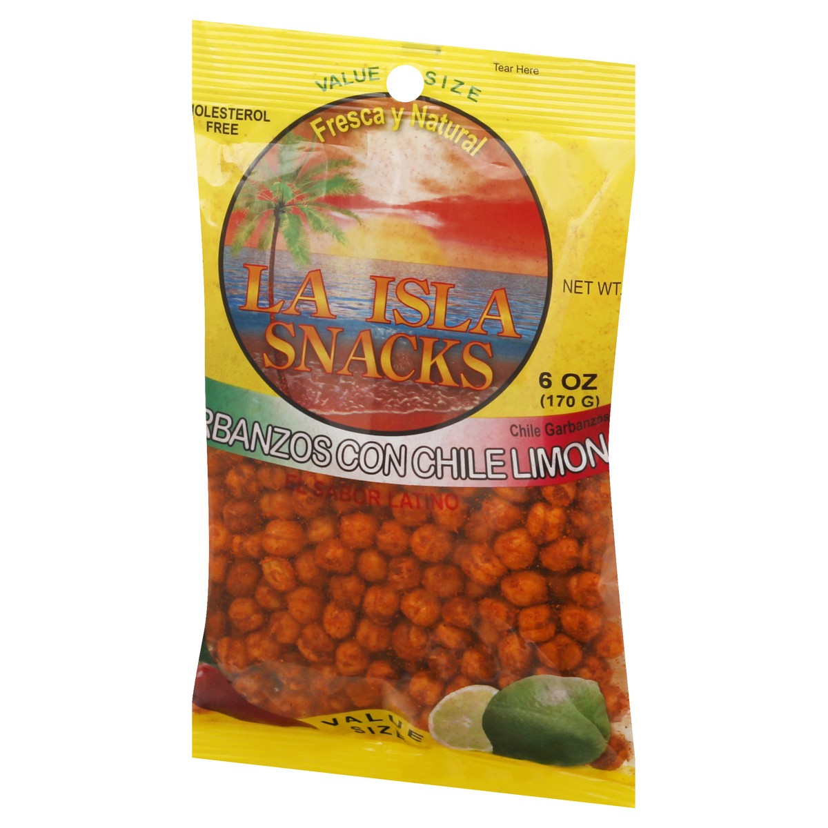 slide 4 of 13, Island Snacks Value Size Garbanzos Con Chile Limon 6 oz, 6 oz