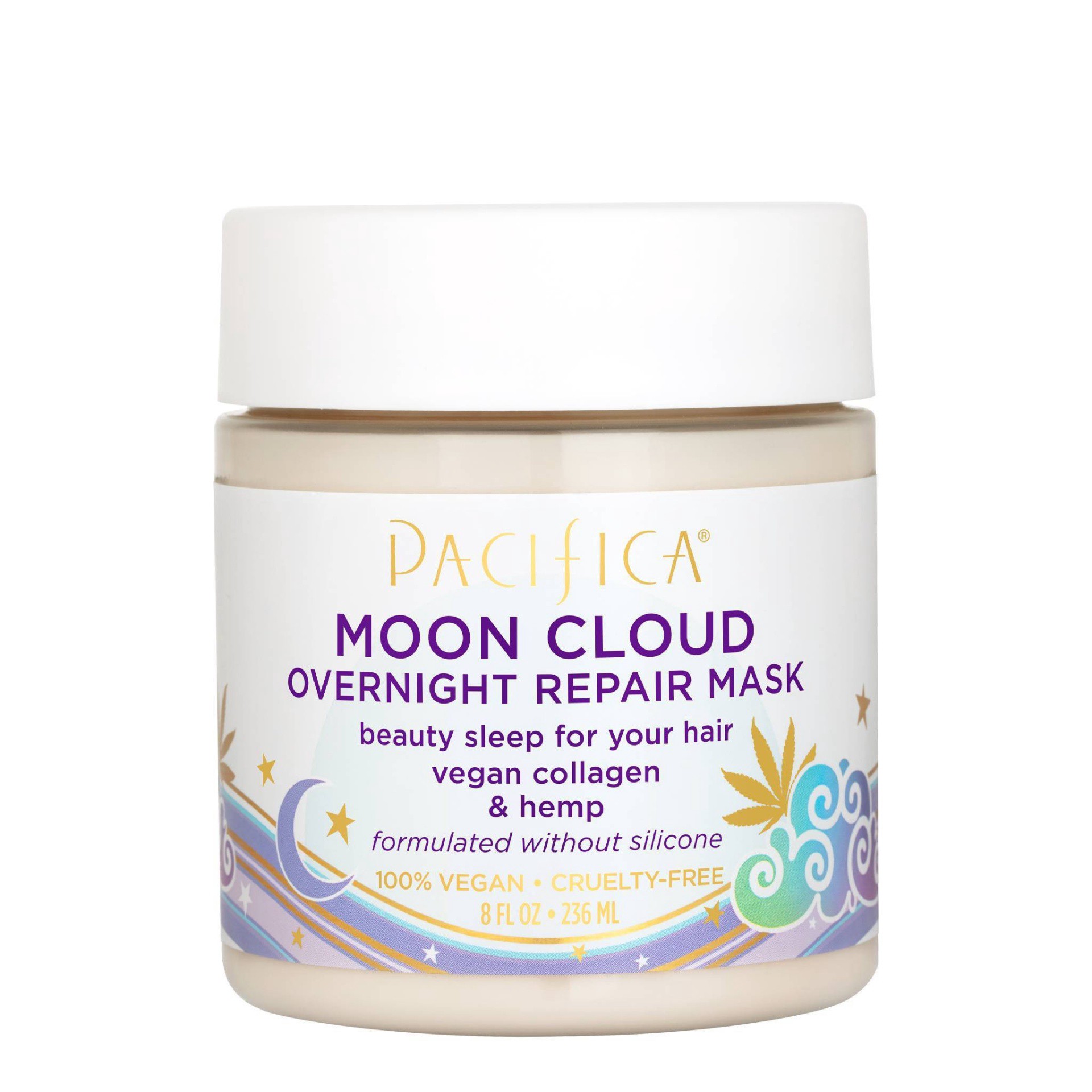 slide 1 of 3, Pacifica Moon Cloud Overnight Repair Mask, 8 fl oz