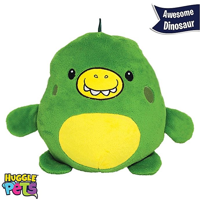slide 2 of 7, Huggle Pets Dinosaur Pet and Hoodie - Green, 1 ct