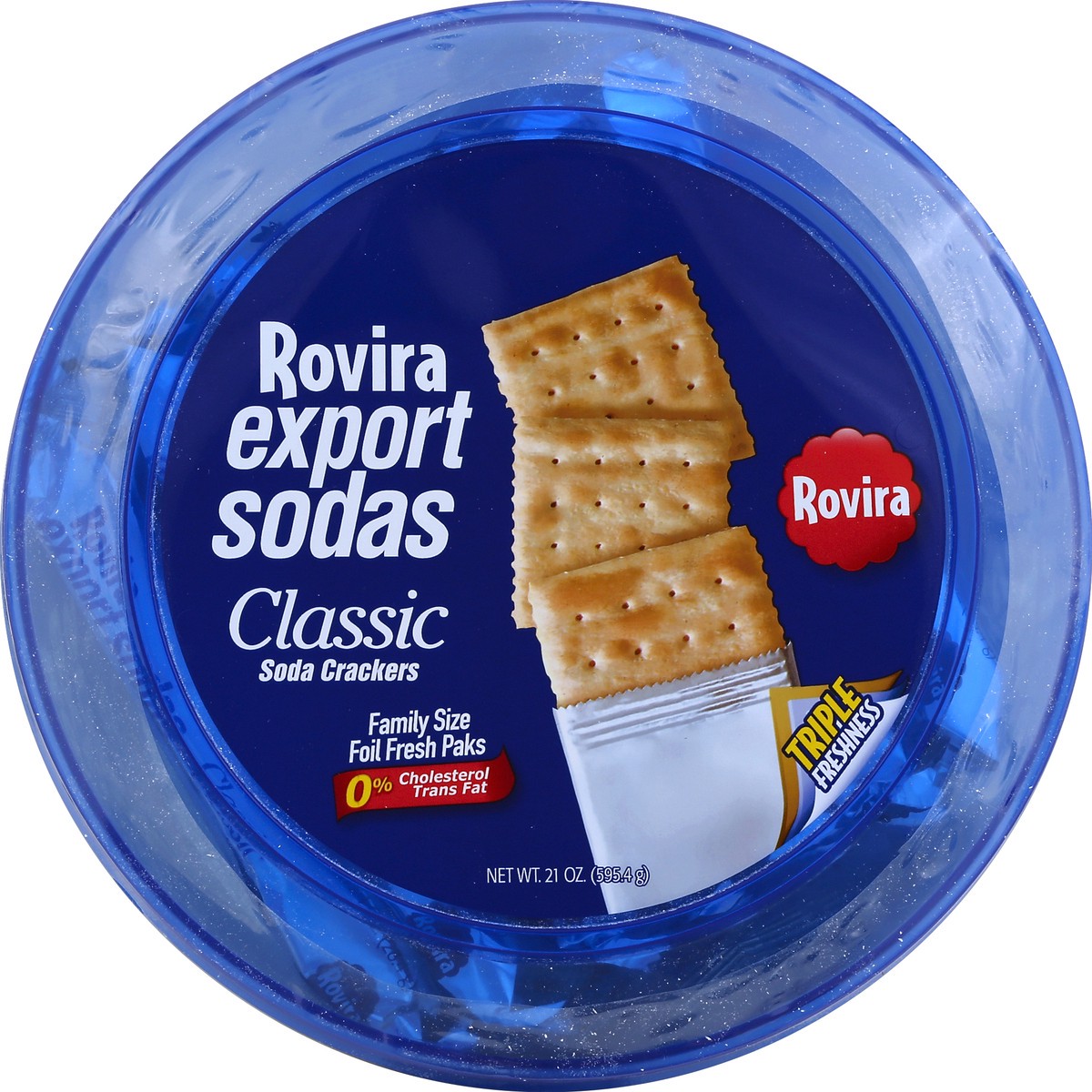 slide 2 of 3, Rovira Soda Crackers Bucket, 21 oz