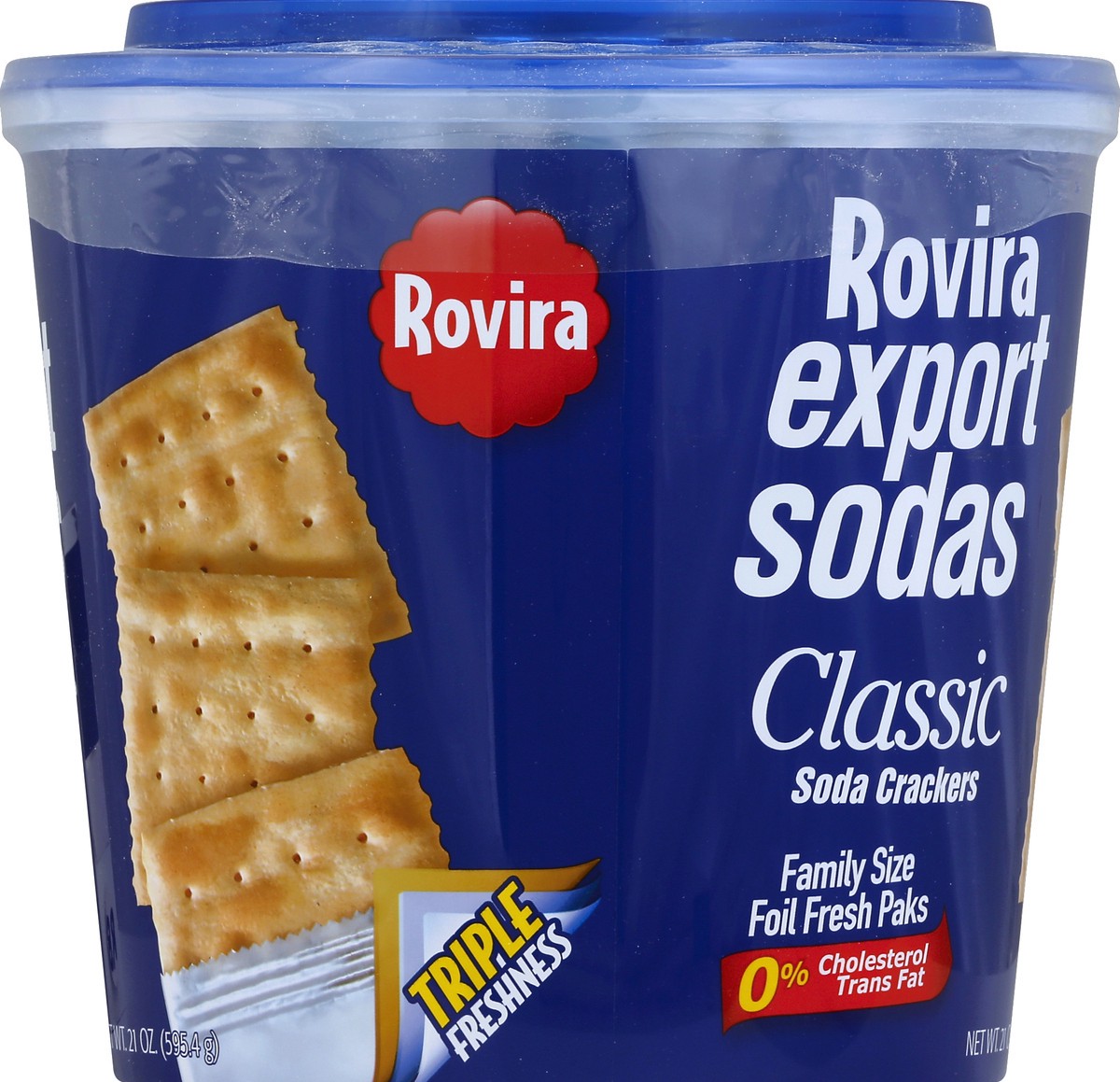 slide 3 of 3, Rovira Soda Crackers Bucket, 21 oz