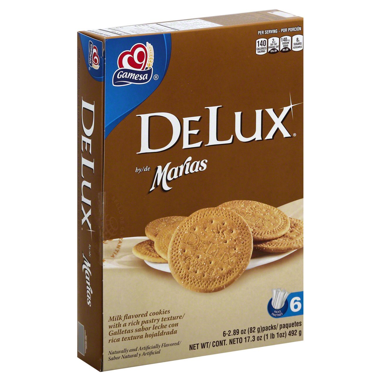 slide 1 of 1, Gamesa DeLux De Marias Cookies - 17.3 oz, 6 ct