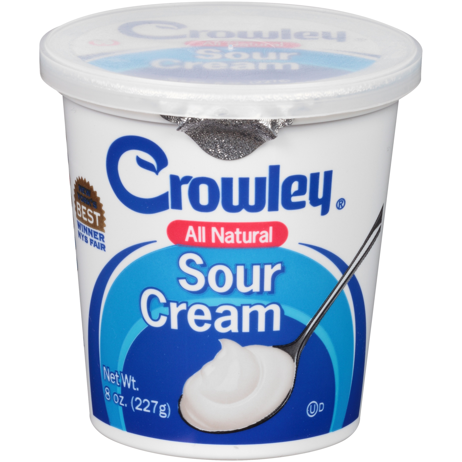 slide 1 of 7, Crowley Sour Cream, 8 oz
