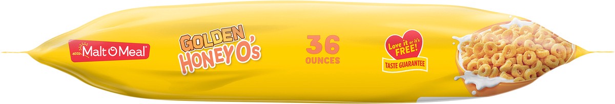 slide 2 of 7, Post Malt-O-Meal Golden Honey O's Breakfast Cereal, 36 OZ Bag, 36 oz