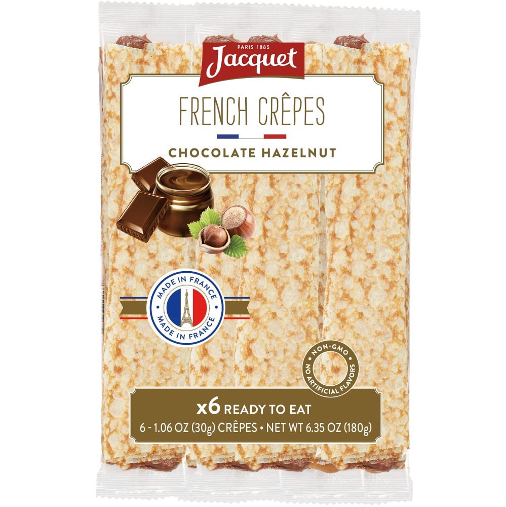 slide 1 of 1, Jacquet Choc Hzlnut French Crepes, 1 ct