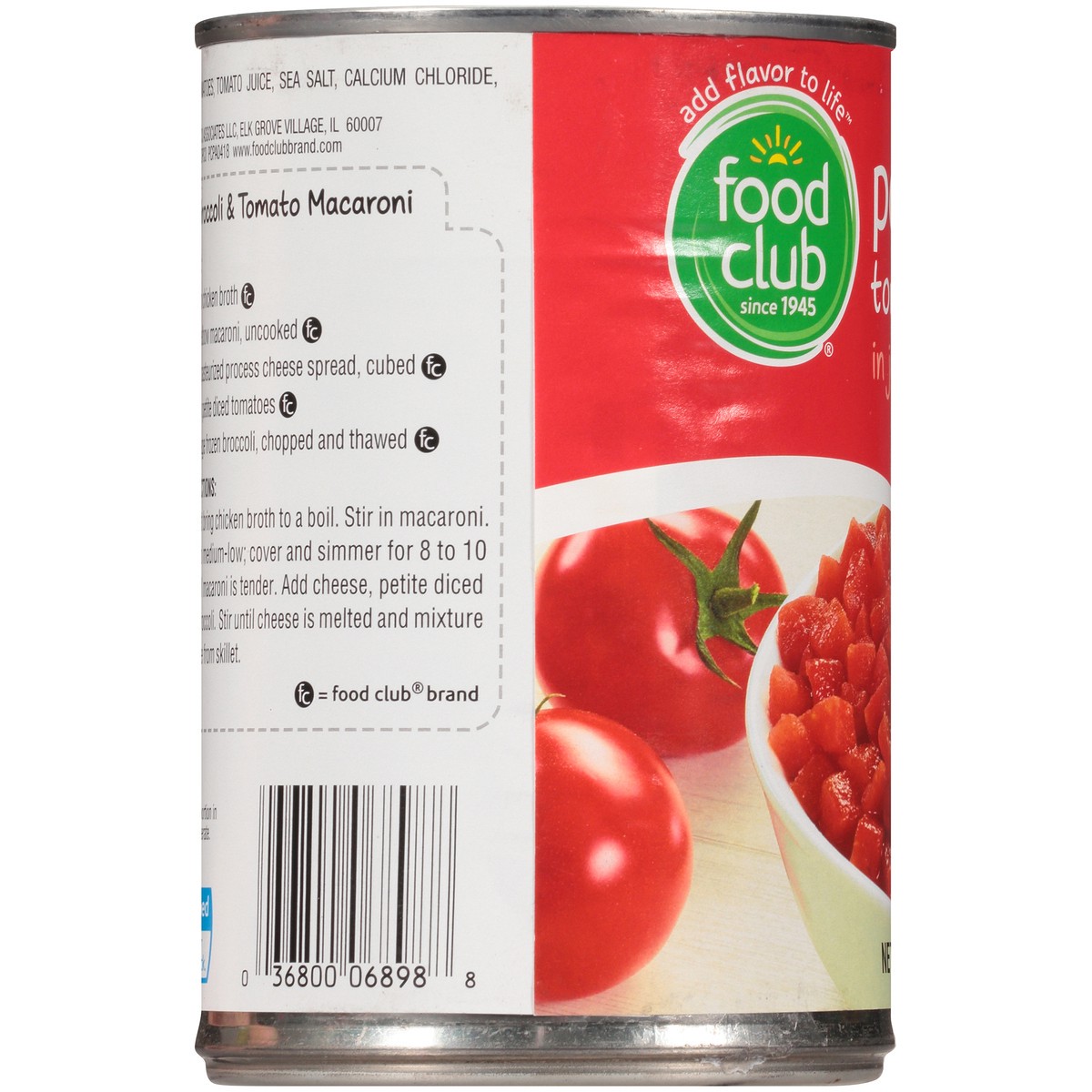 slide 7 of 9, Food Club Petite Diced Tomatoes, 14.5 oz