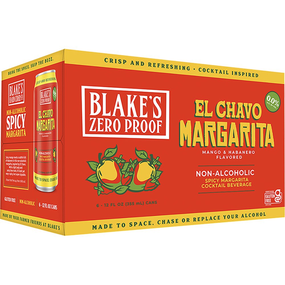 slide 1 of 1, Blake's Zero Proof El Chavo Margarita, 6 ct; 12 oz