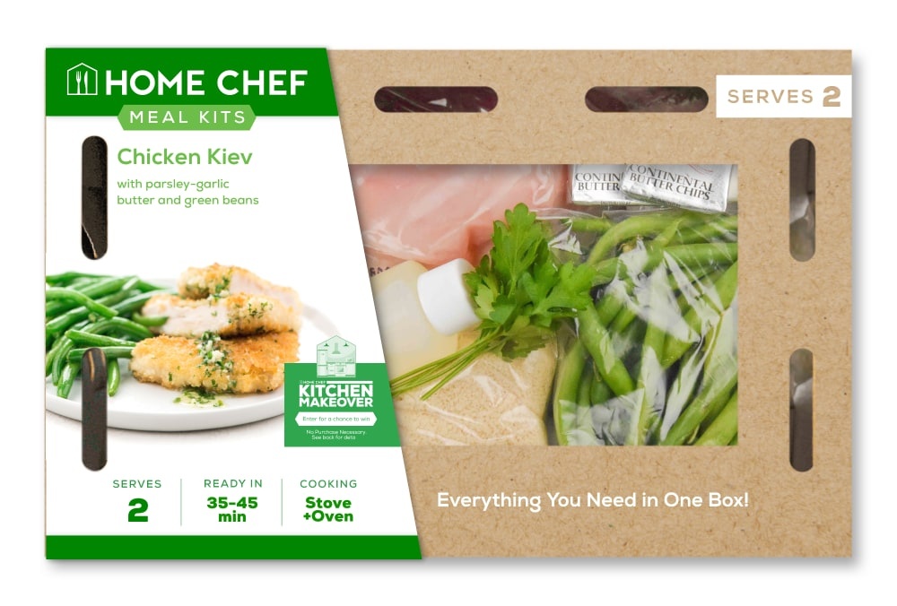 slide 1 of 1, Home Chef Meal Kit Chicken Kiev, 34 oz