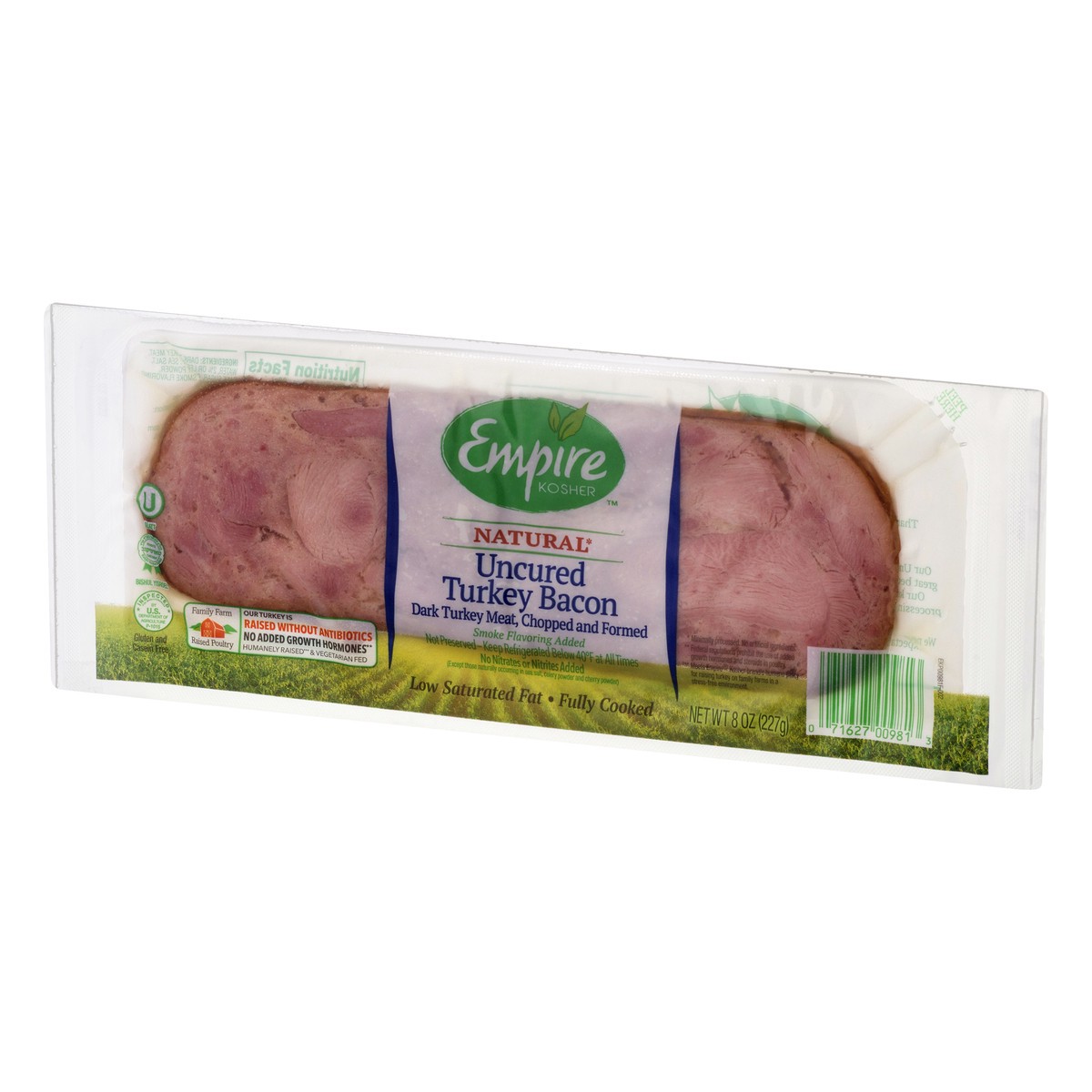 slide 6 of 13, Empire Kosher Natural Uncured Turkey Bacon, 8 oz