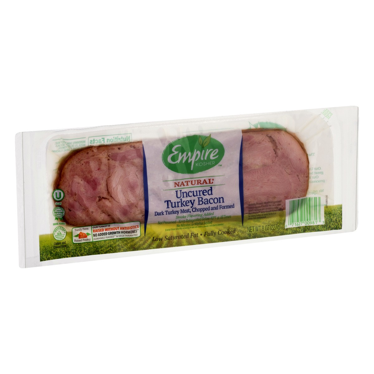 slide 5 of 13, Empire Kosher Natural Uncured Turkey Bacon, 8 oz