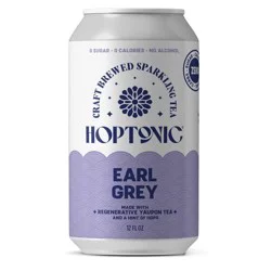 Hoptonic Sparkling Earl Grey Black Tea - 12 fl oz
