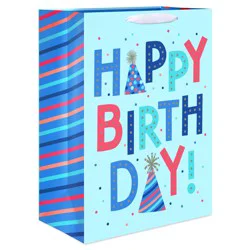 American Greetings Jumbo Light Blue Birthday Gift Bag