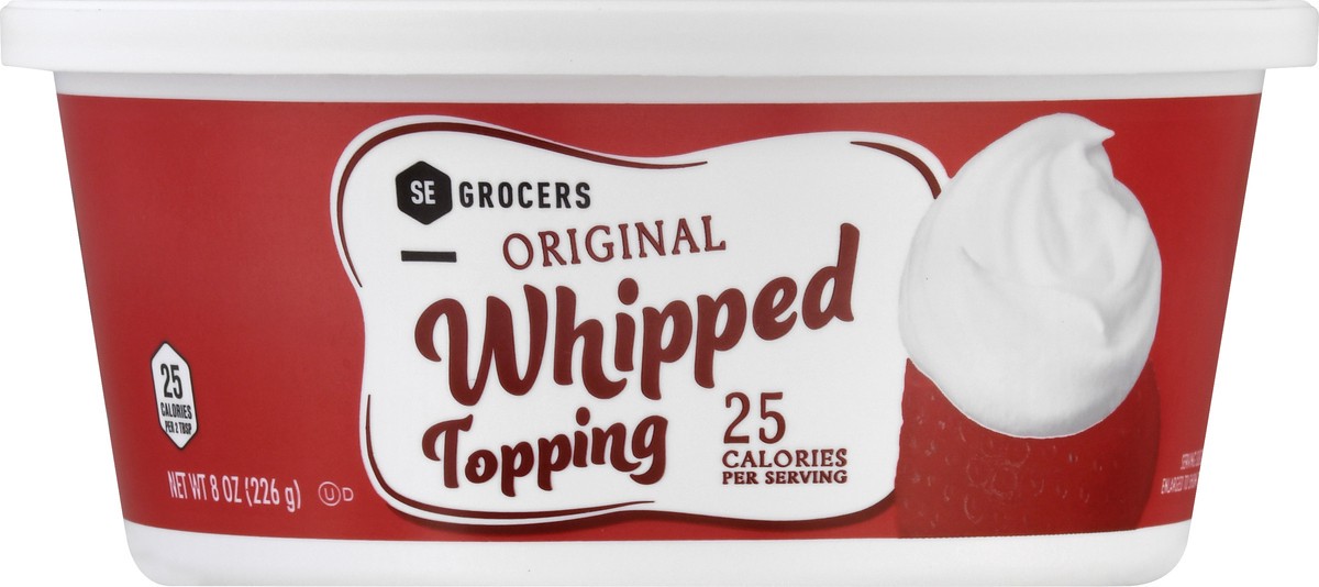 slide 1 of 12, SE Grocers Whipped Topping Tub, 8 oz