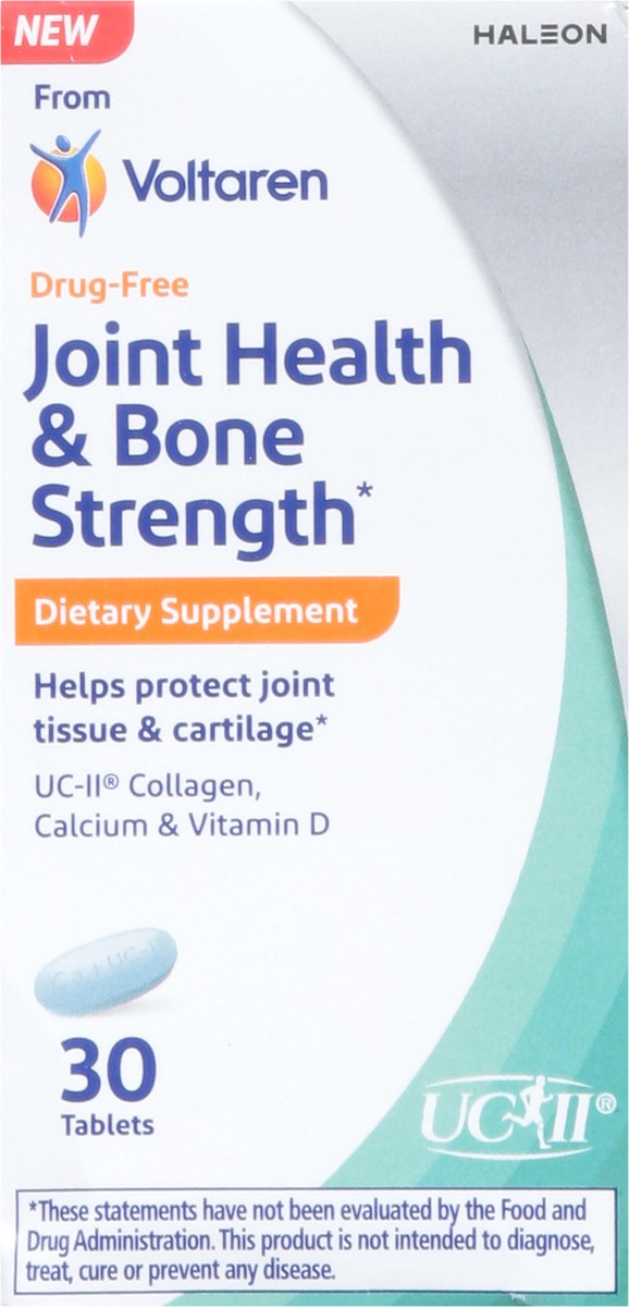 slide 2 of 15, Voltaren Joint Health + Bone Strength Dietary Supplement from Voltaren – 30 Count, 30 ct