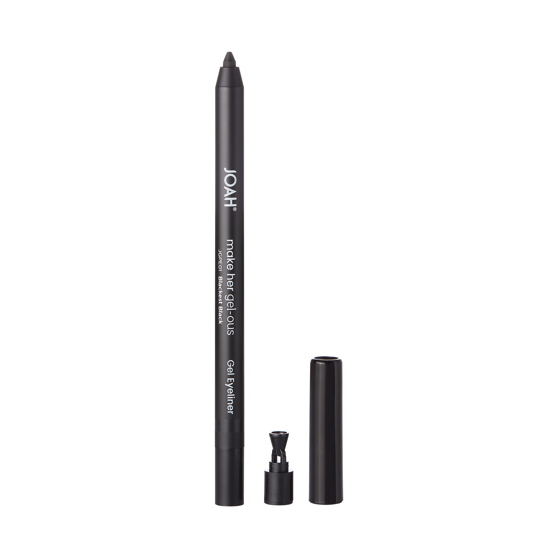 slide 4 of 5, JOAH Make Her Gel-ous Gel Eyeliner with Self-Sharpening Pencil, Waterproof & Long-Lasting Color Definition, Blackest Black, 1 ct