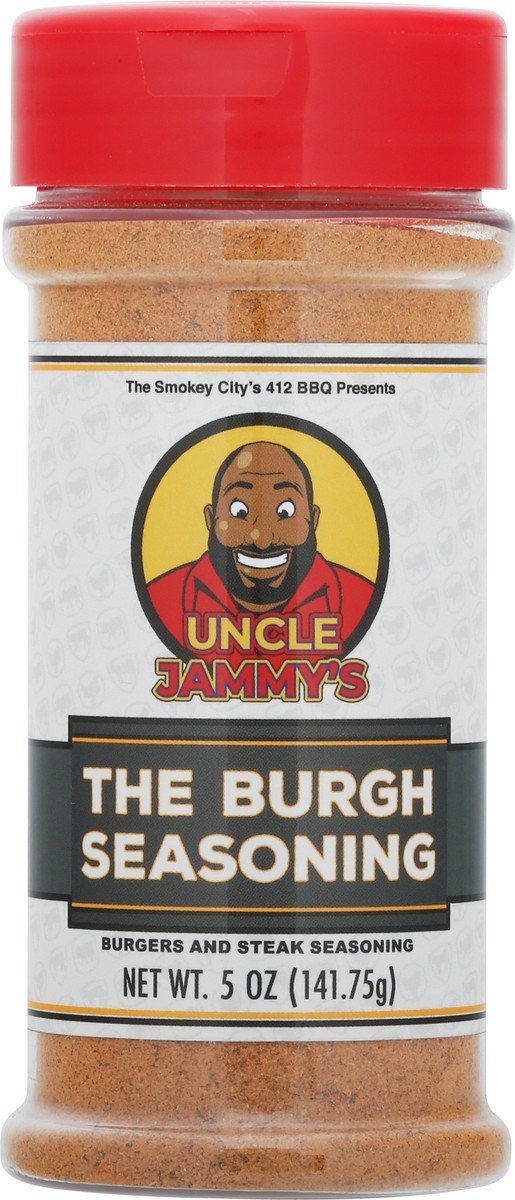 slide 8 of 14, Uncle Jammy's Burger and Steak The Burgh Seasoning Seasoning 5 oz, 5 oz