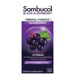 Sambucol Gluten Free Syrup Black Elderberry Syrup 7.8 fl oz