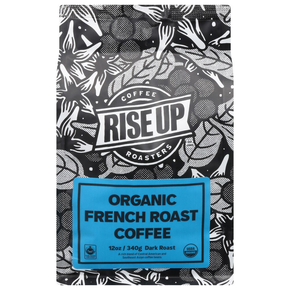 slide 5 of 5, Rise Up French Roast Dark Roast Organic Coffee - 12 oz, 12 oz