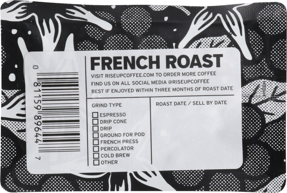 slide 4 of 5, Rise Up French Roast Dark Roast Organic Coffee - 12 oz, 12 oz
