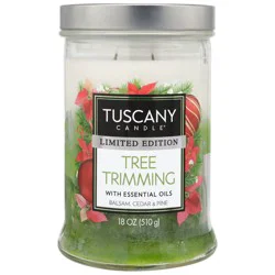 Tuscany Limited Edition Tree Trimming Scented Jar Candle