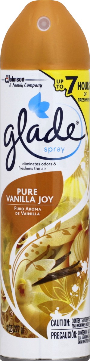 slide 1 of 3, Glade Sheer Vanilla Embrace Room Spray Air Freshener, 8 oz, 8 oz